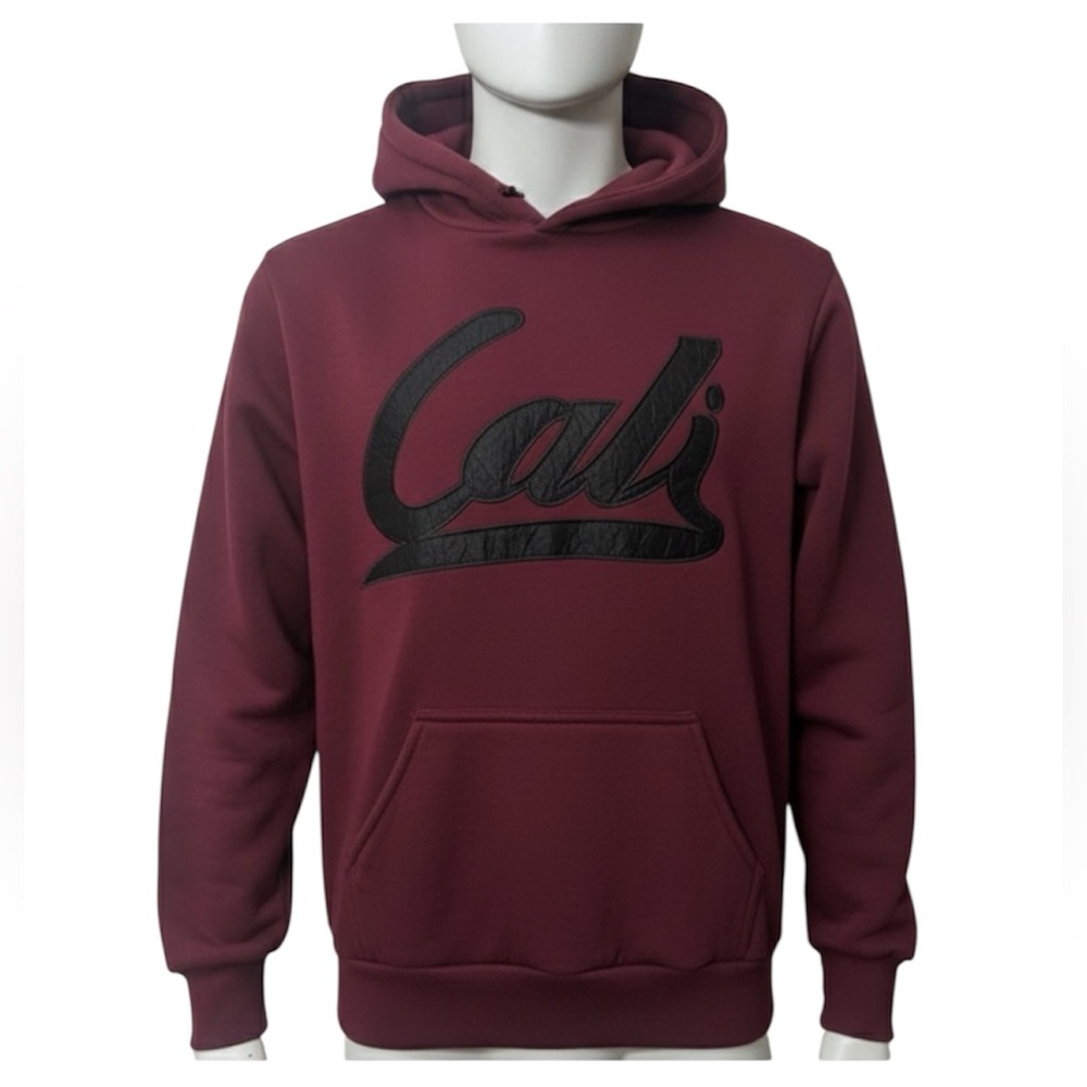 Apparel collection Original‎ Deluxe Burgundy Hoodie with Black Logo
